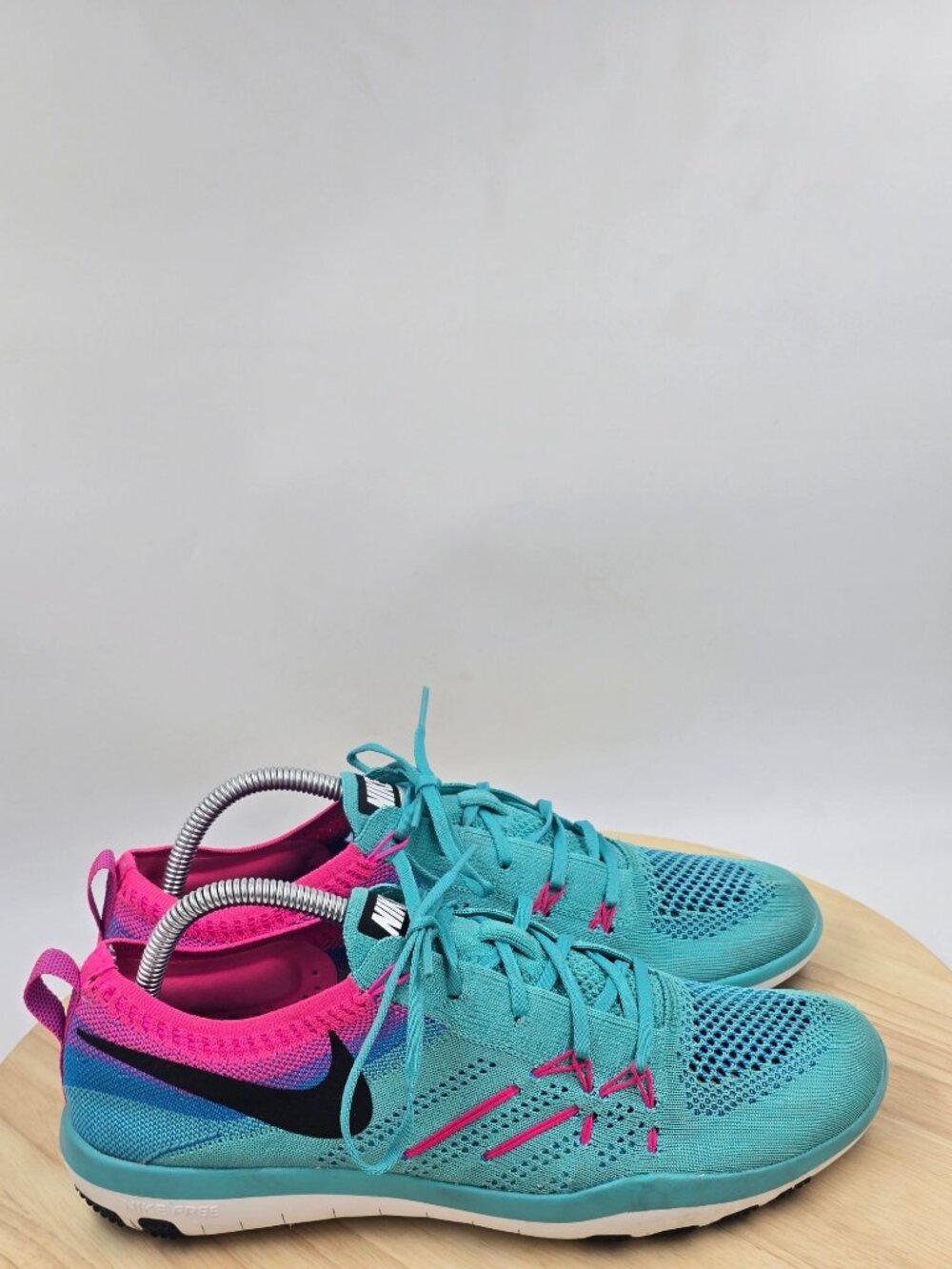 Nike Free Tr Focus Flyknit 844817-300 Hyper Jade Running Sneakers sz 10